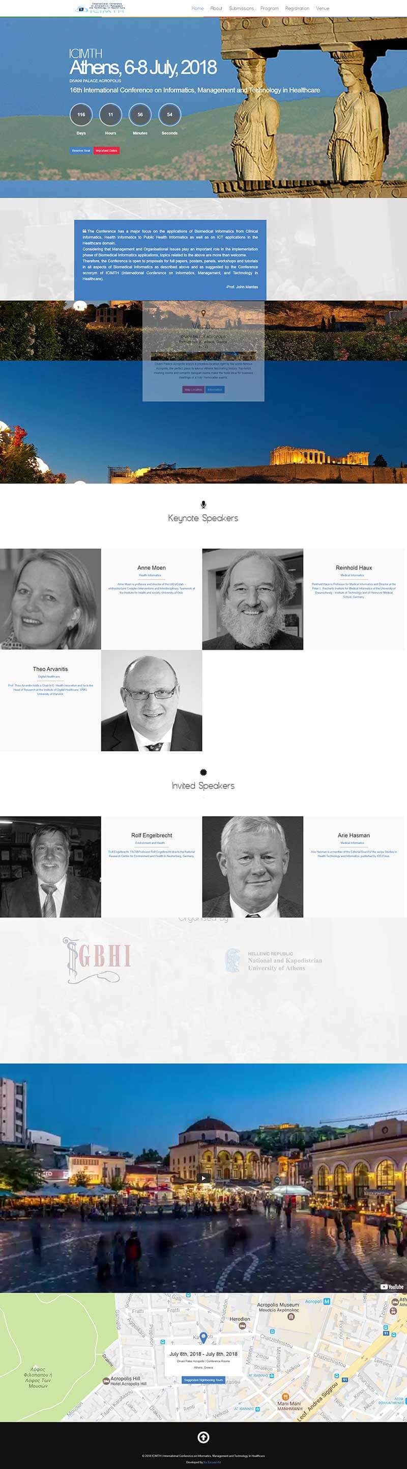 International Conference on Informatics, Management and Technology in Healthcare | Portfolio Website